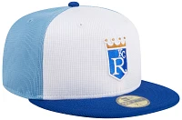 New Era Adult Kansas City Royals Royal Blue Ballpark 59Fifty Fitted Hat