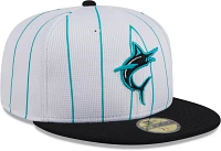 New Era Adult Miami Marlins Batting Practice 59Fifty Fitted Hat