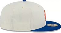 New Era Adult York Mets Blue Evergreen 59Fifty Fitted Hat