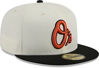 New Era Adult Baltimore Orioles Black Evergreen 59Fifty Fitted Hat