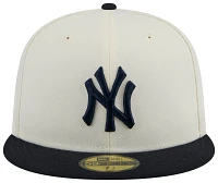 New Era Adult York Yankees Blue Evergreen 59Fifty Fitted Hat