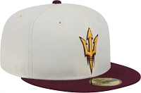 New Era Men's Arizona State Sun Devils White 59Fifty Fitted Hat