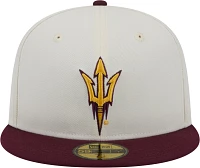 New Era Men's Arizona State Sun Devils White 59Fifty Fitted Hat