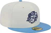 New Era Men's North Carolina Tar Heels White 59Fifty Fitted Hat