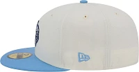 New Era Men's North Carolina Tar Heels White 59Fifty Fitted Hat