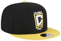 New Era Youth Columbus Crew 9Fifty 2024 Logo Black Adjustable Hat