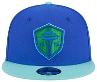 New Era Youth Seattle Sounders 9Fifty 2024 Logo Green Adjustable Hat