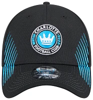 New Era Adult Charlotte FC 39Thirty Active Black Stretch Hat