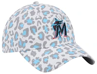 New Era Women's Miami Marlins White Active 9Twenty Adjustable Hat