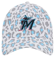 New Era Women's Miami Marlins White Active 9Twenty Adjustable Hat