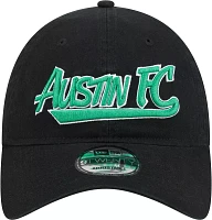 New Era Adult Austin FC 9Twenty Throwback Black Adjustable Hat