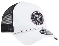 New Era Adult Inter Miami CF 2024 Court Sport 9Forty Black Adjustable Hat