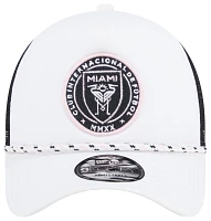 New Era Adult Inter Miami CF 2024 Court Sport 9Forty Black Adjustable Hat