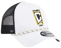 New Era Adult Columbus Crew 2024 Court Sport 9Forty Grey Adjustable Hat