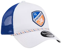 New Era Adult FC Cincinnati 2024 Court Sport 9Forty Blue Adjustable Hat