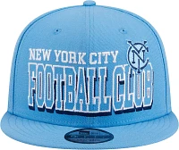 New Era Adult New York City FC 2024 Gameday 9Fifty Light Blue Adjustable Hat