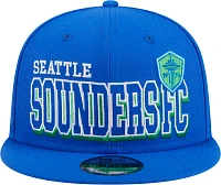 New Era Adult Seattle Sounders 2024 Gameday 9Fifty Blue Adjustable Hat