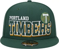 New Era Adult Portland Timbers 2024 Gameday 9Fifty Green Adjustable Hat