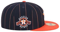 New Era Adult Houston Astros Navy Throwback 59Fifty Fitted Hat