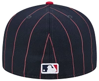 New Era Adult Boston Red Sox Navy Throwback 59Fifty Fitted Hat