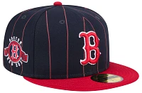 New Era Adult Boston Red Sox Navy Throwback 59Fifty Fitted Hat