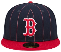 New Era Adult Boston Red Sox Navy Throwback 59Fifty Fitted Hat