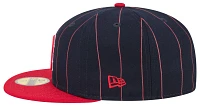 New Era Adult Boston Red Sox Navy Throwback 59Fifty Fitted Hat