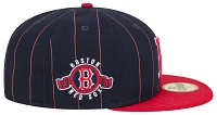 New Era Adult Boston Red Sox Navy Throwback 59Fifty Fitted Hat