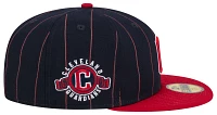 New Era Adult Cleveland Guardians Red Throwback 59Fifty Fitted Hat