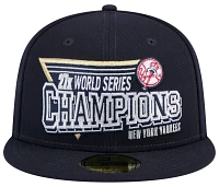 New Era Adult York Yankees Blue Throwback 59Fifty Fitted Hat