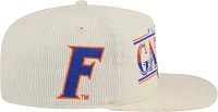 New Era Men's Florida Gators White Corduroy Golfer Adjustable Hat