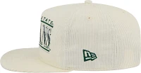 New Era Men's Michigan State Spartans White Corduroy Golfer Adjustable Hat