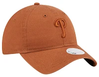 New Era Women's Philadelphia Phillies Brown 9Twenty Adjustable Hat