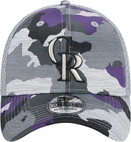 New Era Youth Colorado Rockies Camo Active 39Thirty Stretch Fit Hat