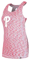 New Era Women's Philadelphia Phillies Red Active Tank Top