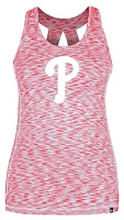 New Era Women's Philadelphia Phillies Red Active Tank Top