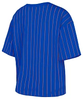 New Era Women's York Mets Blue Throwback T-Shirt