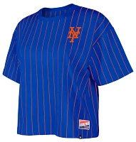 New Era Women's York Mets Blue Throwback T-Shirt