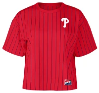 New Era Women's Philadelphia Phillies Red Throwback T-Shirt