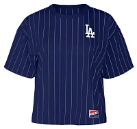 New Era Women's Los Angeles Dodgers Blue Throwback T-Shirt