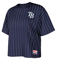 New Era Women's Tampa Bay Rays Navy Throwback T-Shirt