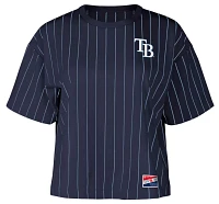 New Era Women's Tampa Bay Rays Navy Throwback T-Shirt