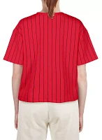 New Era Women's Washington Nationals Red Throwback T-Shirt