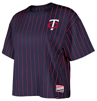 New Era Women's Minnesota Twins Navy Throwback T-Shirt