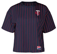 New Era Women's Minnesota Twins Navy Throwback T-Shirt