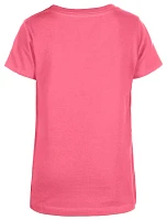 New Era Girls' Boston Red Sox Pink V-Neck T-Shirt