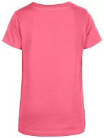 New Era Girls' Atlanta Braves Pink V-Neck T-Shirt