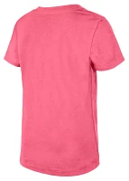 New Era Girls' Philadelphia Phillies Pink V-Neck T-Shirt