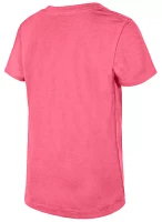 New Era Girls' York Mets Pink V-Neck T-Shirt