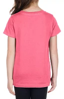 New Era Girls' Houston Astros Pink V-Neck T-Shirt